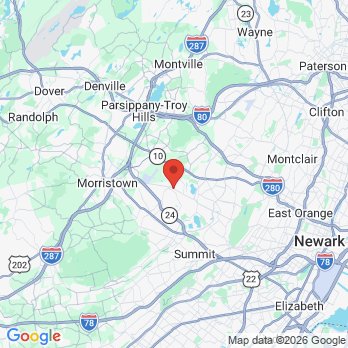 Map to Dr Barry Kaplan DMD office in Florham Park, NJ