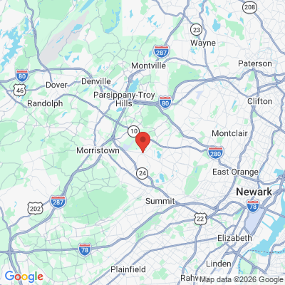 Map to  office in Florham Park, NJ
