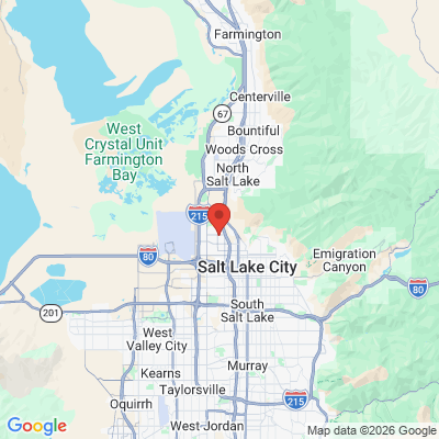Map to  office in Rose Park, UT
