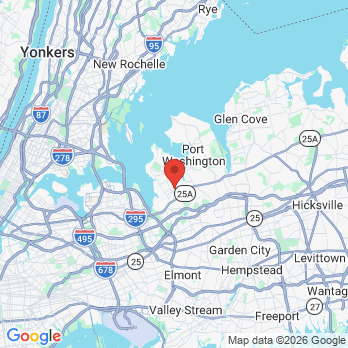 Map to Mondello, Feldman, and Mondello Dentistry office in Great Neck, NY