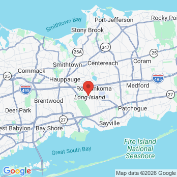 Map to Pair Dental NY office in Ronkonkoma, NY