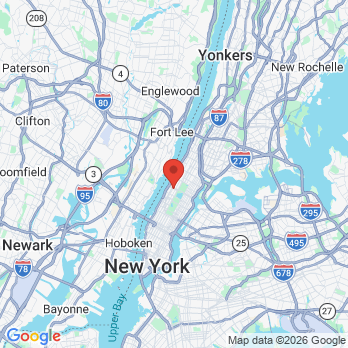 Map to Upper West Side office in New York, NY