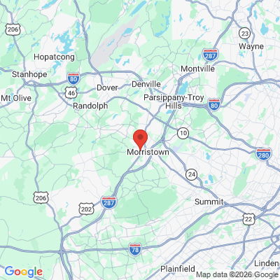 Map to  office in Morristown, NJ