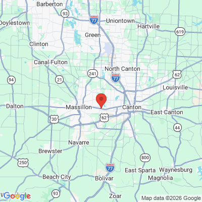 Map to  office in Massillon, OH