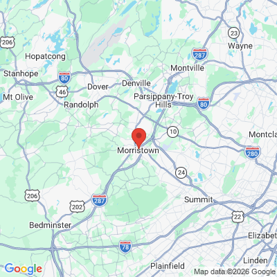 Map to  office in Morristown, NJ