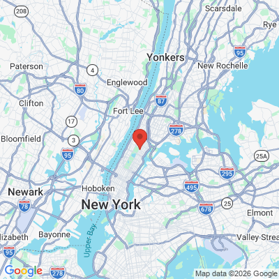 Map to Geghani Shahinyan, DDS office in Manhattan, NY
