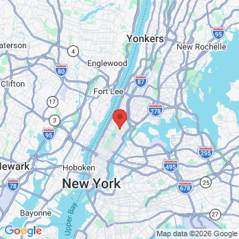 Map to Geghani Shahinyan, DDS office in Manhattan, NY