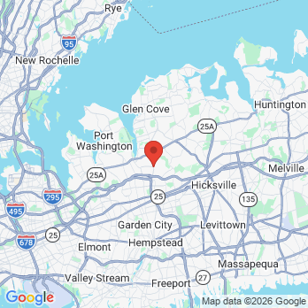 Map to East Hills Dental Associates: Richard A. Sousa, DDS & Melody Ahdoot DDS office in Roslyn Heights, NY