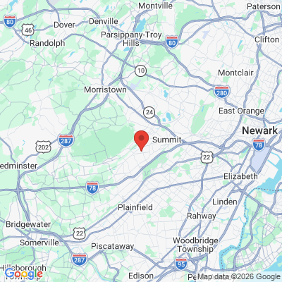 Map to  office in New Providence, NJ