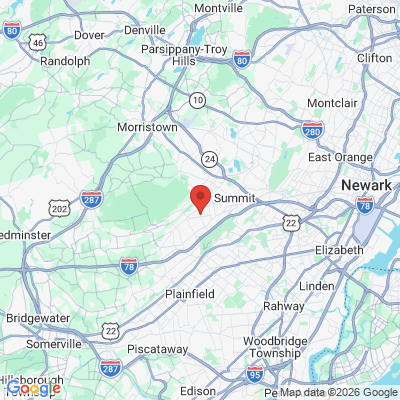 Map to  office in New Providence, NJ