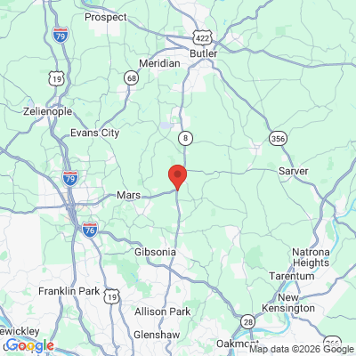 Map to  office in Valencia, PA