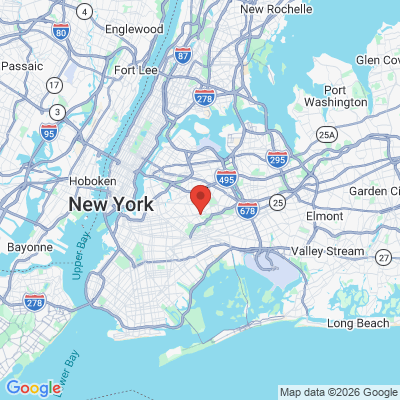 Map to  office in Glendale, NY