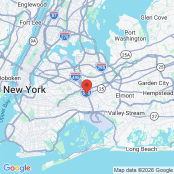 Map to Gentle Dental Care office in New York, NY