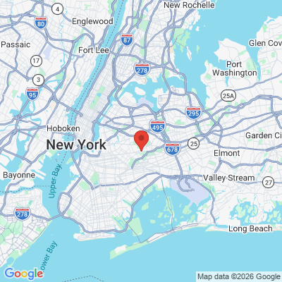 Map to  office in Ridgewood, NY