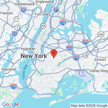 Map to Universal Dental Arts office in Brooklyn, NY