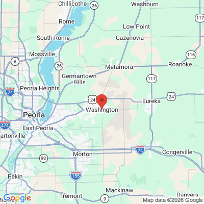 Map to  office in Washington, IL