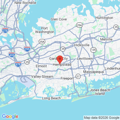 Map to Teeth R Us Dental Care, PLLC office in Hempstead, NY