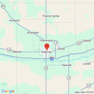 Map to  office in Kearney, NE