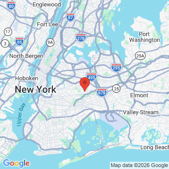 Map to Atlas Park Dental office in Queens, NY