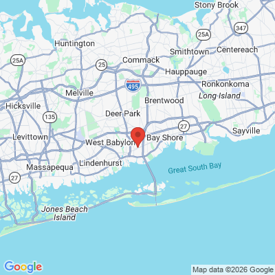 Map to  office in West Islip, NY