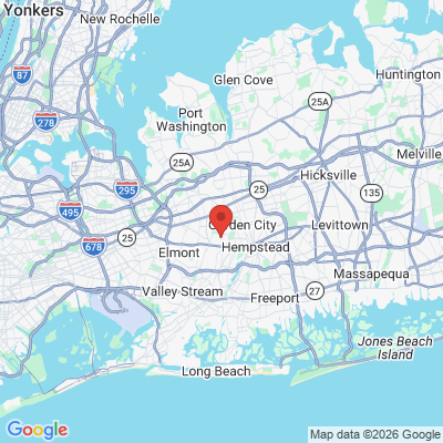 Map to  office in Garden City, NY
