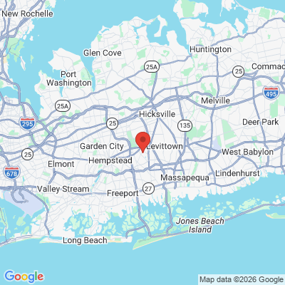 Map to  office in East Meadow, NY