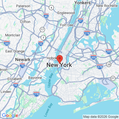 Map to The Tribeca Dentist: Dr. Paolo Saggese office in Manhattan, NY