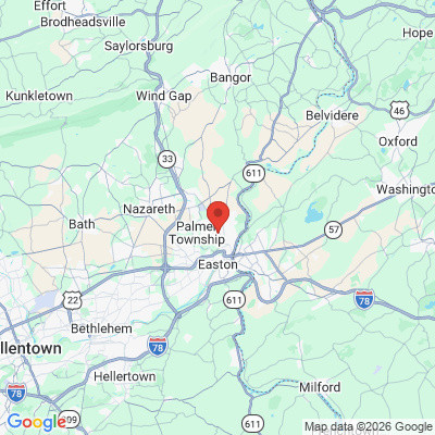 Map to  office in Easton, PA