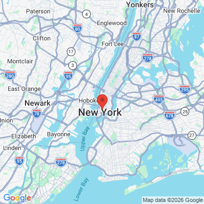 Map to  office in New York, NY