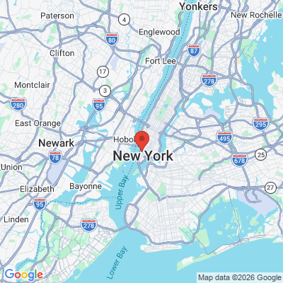 Map to  office in New York, NY