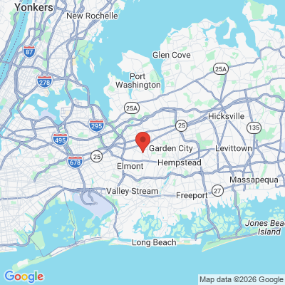 Map to  office in Garden City, NY