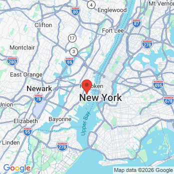 Map to Charming Smile Dental office in Jersey City, NJ