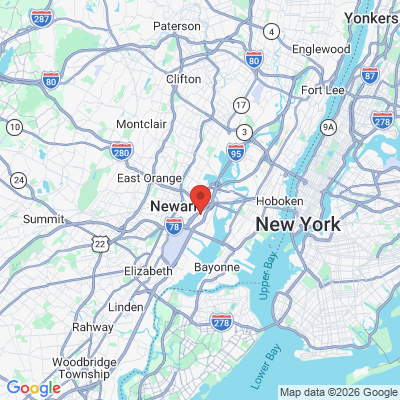 Map to  office in Newark, NJ