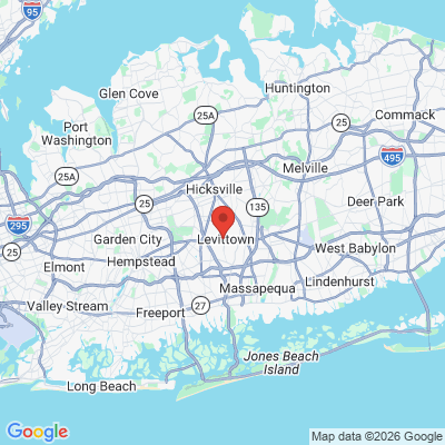 Map to  office in Levittown, NY