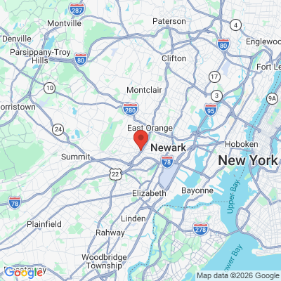 Map to  office in Irvington, NJ