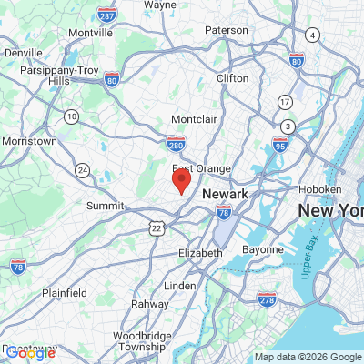 Map to  office in Irvington, NJ