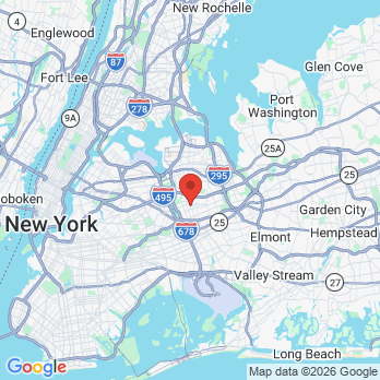 Map to Dr. Stuart Kesner office in Queens, NY