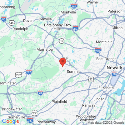 Map to  office in Chatham, NJ