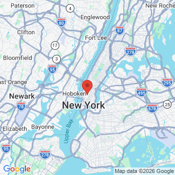 Map to New York Dental Group office in Manhattan, NY