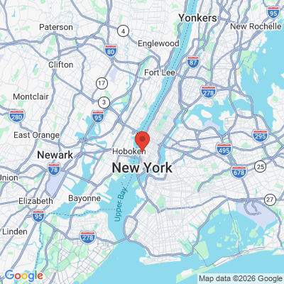 Map to West Village Dental Studio office in Manhattan, NY