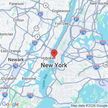 Map to West Village Dental Studio office in Manhattan, NY