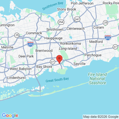 Map to  office in East Islip, NY