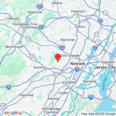Map to  office in Maplewood, NJ