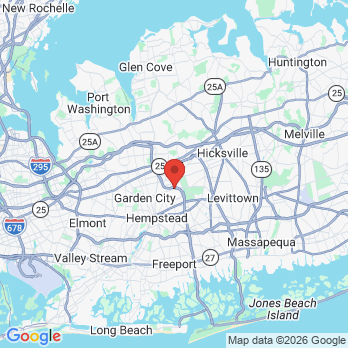 Map to Small Smiles Pediatric Dentistry office in Garden City, NY
