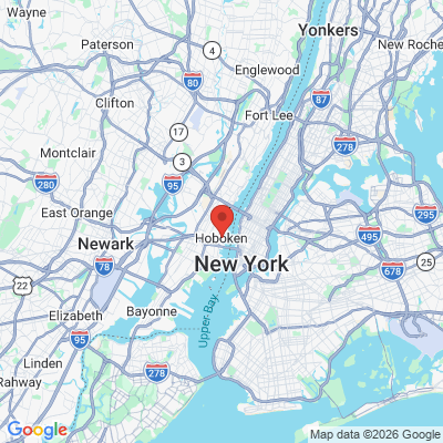 Map to  office in Hoboken, NJ