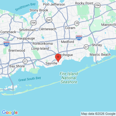 Map to  office in Bayport, NY