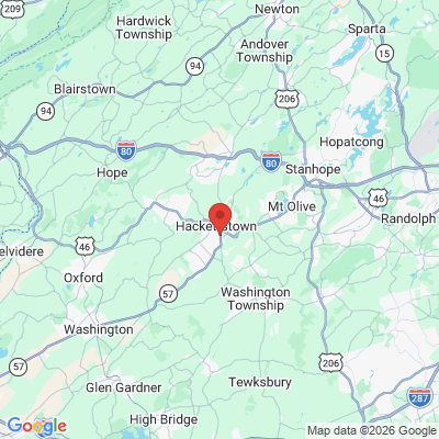 Map to  office in Hackettstown, NJ