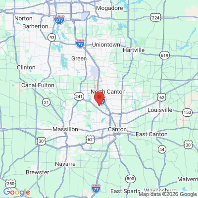 Map to  office in Canton, OH