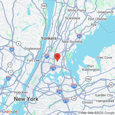 Map to  office in Bronx, NY