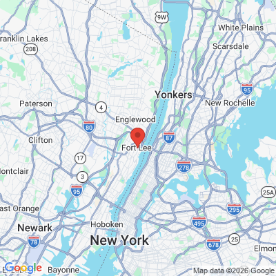 Map to  office in Fort Lee, NJ